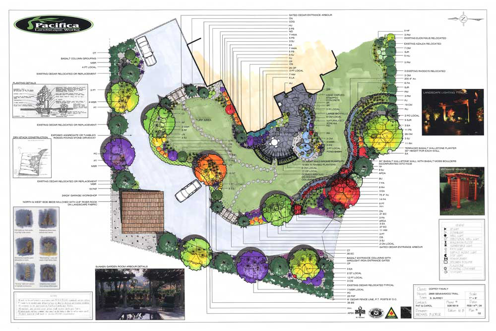 coffeylandscapedesignplan Pacifica Landscape Works Inc.